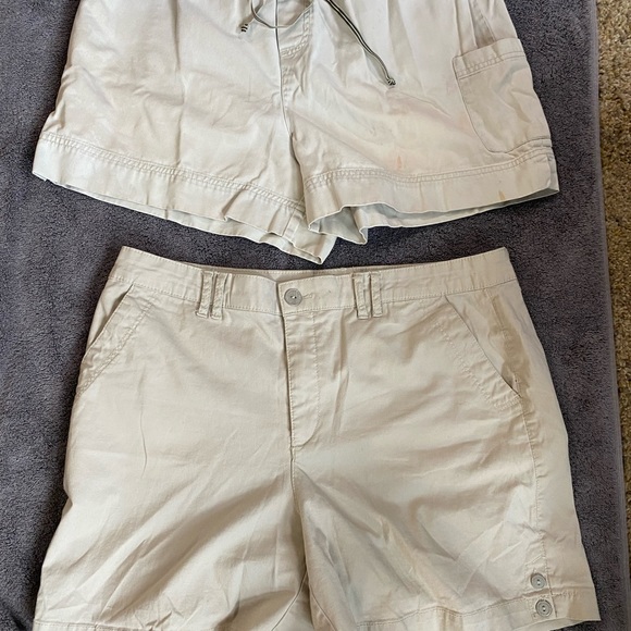 Womens Gloria Vanderbilt khakis size 14 and faded glory size Large roomy - Picture 7 of 7